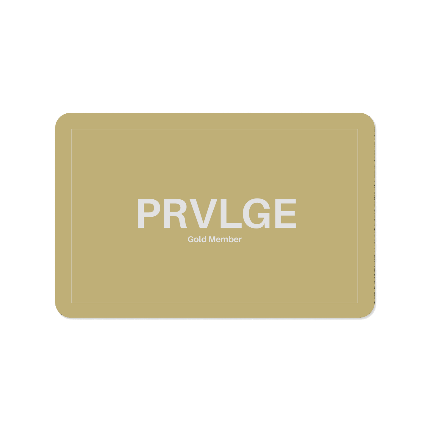 PRVLGE Gold Membership