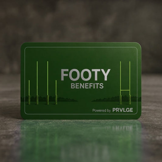 PRVLGE Footy Benefits