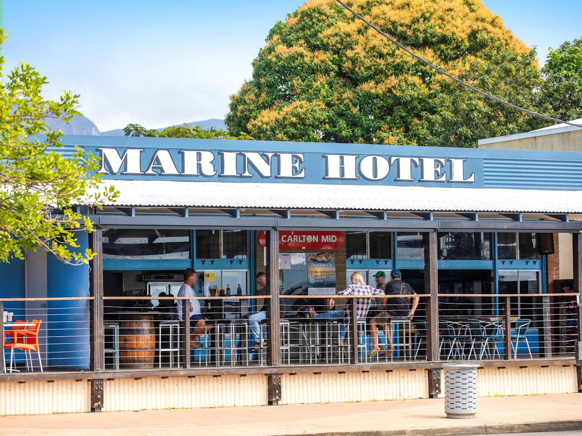 Nightcap at Marine Hotel