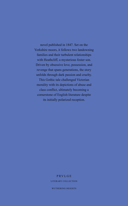 Wuthering Heights - Emily Brontë PRVLGE Literary Collection Edition - Ebook